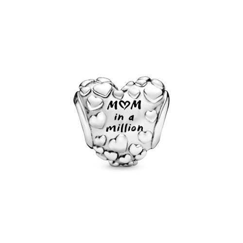 Pandora Mom In A Million Heart Charm Pandora Mom In A Million Heart Charm