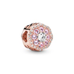 Pandora Pink Sparkle Flower Charm
