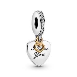 Pandora I Love You Forever Heart Dangle Charm Pandora I Love You Forever Heart Dangle Charm