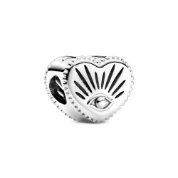 Pandora All-seeing Eye & Heart Charm