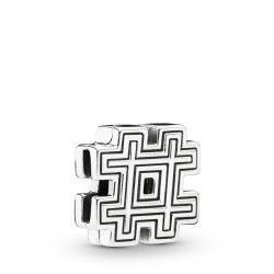 Pandora Reflexions™ Hashtag Symbol Clip Charm