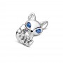 Pandora Blue-Eyed Fox Charm Pandora Blue-Eyed Fox Charm