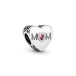 Pandora Pink Mom Heart Charm Pandora Pink Mom Heart Charm