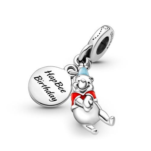 Pandora Disney Winnie the Pooh Birthday Dangle Charm Pandora Disney Winnie the Pooh Birthday Dangle Charm