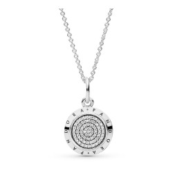 PANDORA Signature Pendant Necklace