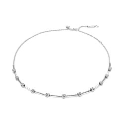 Pandora Sparkling Pavé Collier Bars Necklace Pandora Sparkling Pavé Collier Bars Necklace