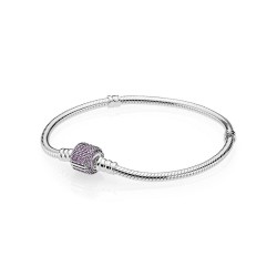 PANDORA Signature Clasp Bracelet, Fancy Purple PANDORA Signature Clasp Bracelet, Fancy Purple
