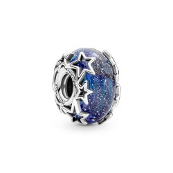 Pandora Galaxy Blue & Star Murano Charm