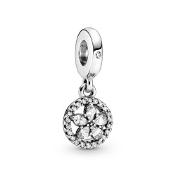 Pandora Sparkling Snowflake Circle Dangle Charm