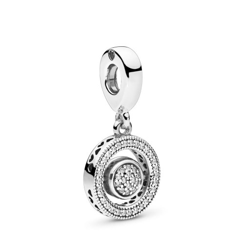 Pandora Spinning PANDORA Signature Dangle Charm Pandora Spinning PANDORA Signature Dangle Charm