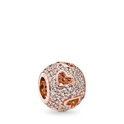 Pandora Tumbling Hearts Charm