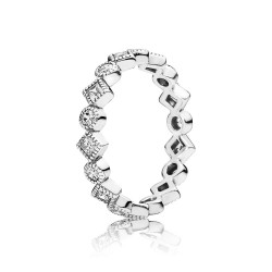 Pandora Alluring Brilliant Princess Stackable Ring