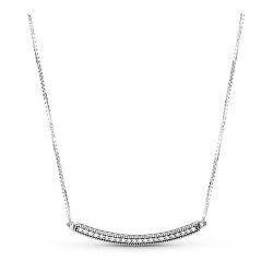 Pandora Hearts of PANDORA Bar Necklace