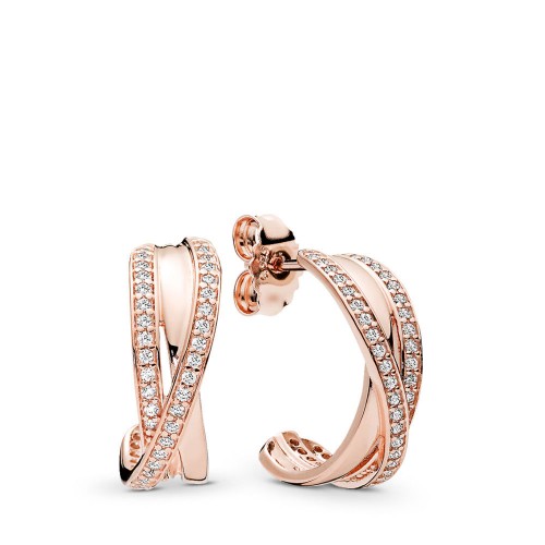 Pandora Entwined Hoop Earrings Pandora Entwined Hoop Earrings