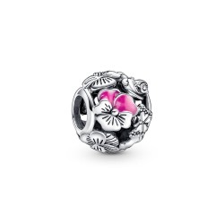 Pandora Pansy Flower Friends Charm