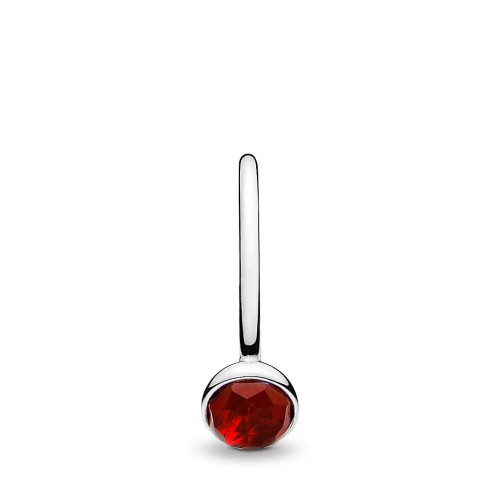Pandora July Droplet Ring, Synthetic Ruby Pandora July Droplet Ring, Synthetic Ruby