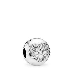 Pandora Infinity Heart Clip