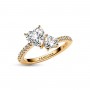 Pandora Double Heart Sparkling Ring Pandora Double Heart Sparkling Ring