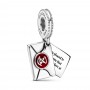 Pandora Harry Potter, Hogwarts Acceptance Letter Dangle Charm Pandora Harry Potter, Hogwarts Acceptance Letter Dangle Charm