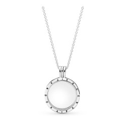 Pandora Floating Lockets Logo Necklace
