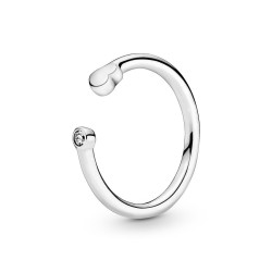 Pandora Polished Heart Open Ring
