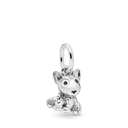 Pandora Bull Terrier Puppy Dangle Charm