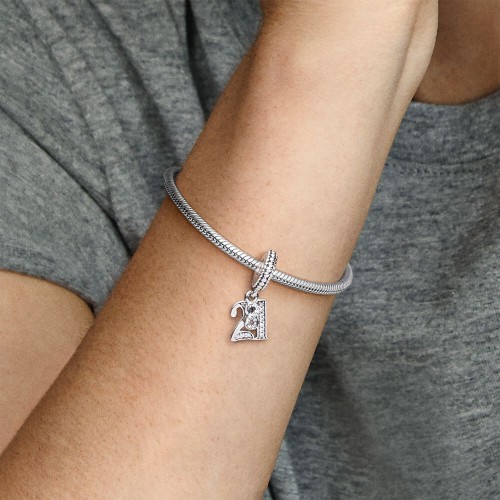 Pandora 21st Celebration Dangle Charm Pandora 21st Celebration Dangle Charm
