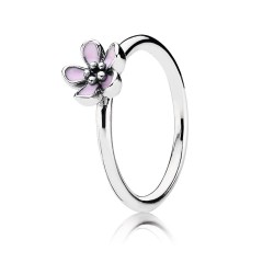 Pandora Cherry Blossom Ring, Pink Enamel Pandora Cherry Blossom Ring, Pink Enamel