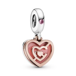 Pandora Pink Heart Labyrinth Dangle Charm Pandora Pink Heart Labyrinth Dangle Charm