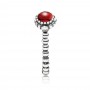 Pandora Birthday Blooms Ring, January, Garnet Pandora Birthday Blooms Ring, January, Garnet
