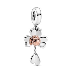 Pandora Clover and Ladybird Dangle Charm Pandora Clover and Ladybird Dangle Charm