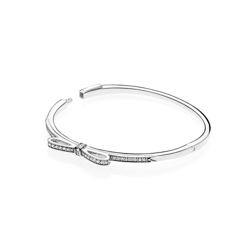 Pandora Sparkling Bow Bangle Pandora Sparkling Bow Bangle