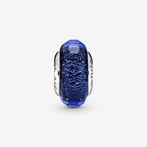 Pandora Faceted Blue Murano Glass Charm Pandora Faceted Blue Murano Glass Charm