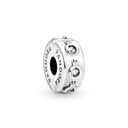 Pandora Sparkling Crown O Clip Charm