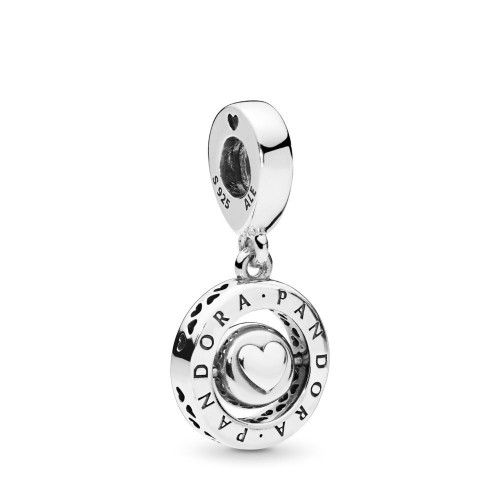 Pandora Spinning PANDORA Signature Dangle Charm Pandora Spinning PANDORA Signature Dangle Charm