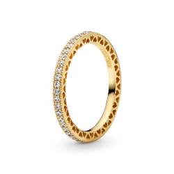 Pandora Sparkle & Hearts Ring