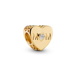 Pandora Clear Mom Heart Charm