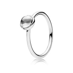 Pandora Poetic Droplet Ring, Clear CZ Pandora Poetic Droplet Ring, Clear CZ