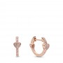 Pandora Alluring Hearts Hoop Earrings Pandora Alluring Hearts Hoop Earrings