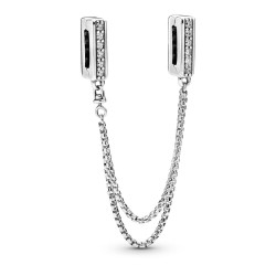 Pandora Reflexions Sparkling Safety Chain Clip Charm
