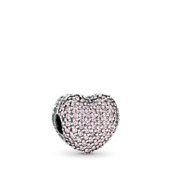 Pandora Pavé Open My Heart Clip