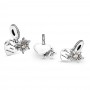 Pandora Snowflake Heart Dangle Charm Pandora Snowflake Heart Dangle Charm