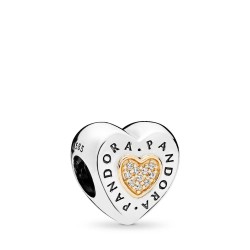 PANDORA Signature Heart Charm