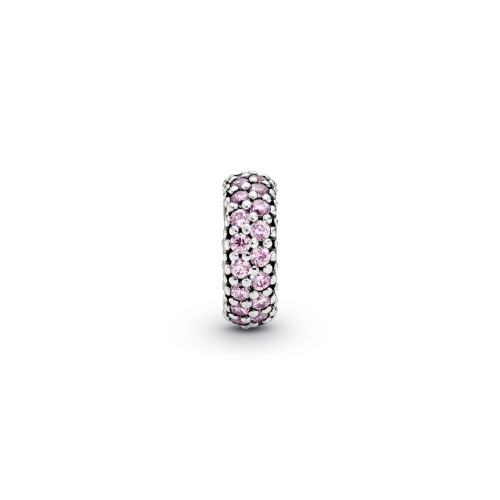 Pandora Pink Sparkle Spacer Charm Pandora Pink Sparkle Spacer Charm