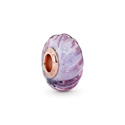 Pandora Glittering Grooves Murano Glass Charm Pandora Glittering Grooves Murano Glass Charm