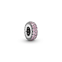 Pandora Pink Sparkle Spacer Charm
