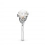 Pandora Luminous Leaves Ring, White Pearl & Clear CZ Pandora Luminous Leaves Ring, White Pearl & Clear CZ
