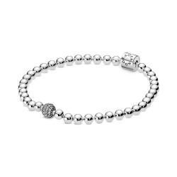 Pandora Beads & Pavé Bracelet Pandora Beads & Pavé Bracelet