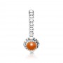 Pandora Birthday Blooms Ring, July, Carnelian Pandora Birthday Blooms Ring, July, Carnelian
