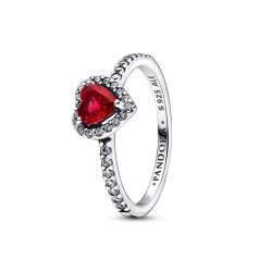 Pandora Elevated Red Heart Ring Pandora Elevated Red Heart Ring
